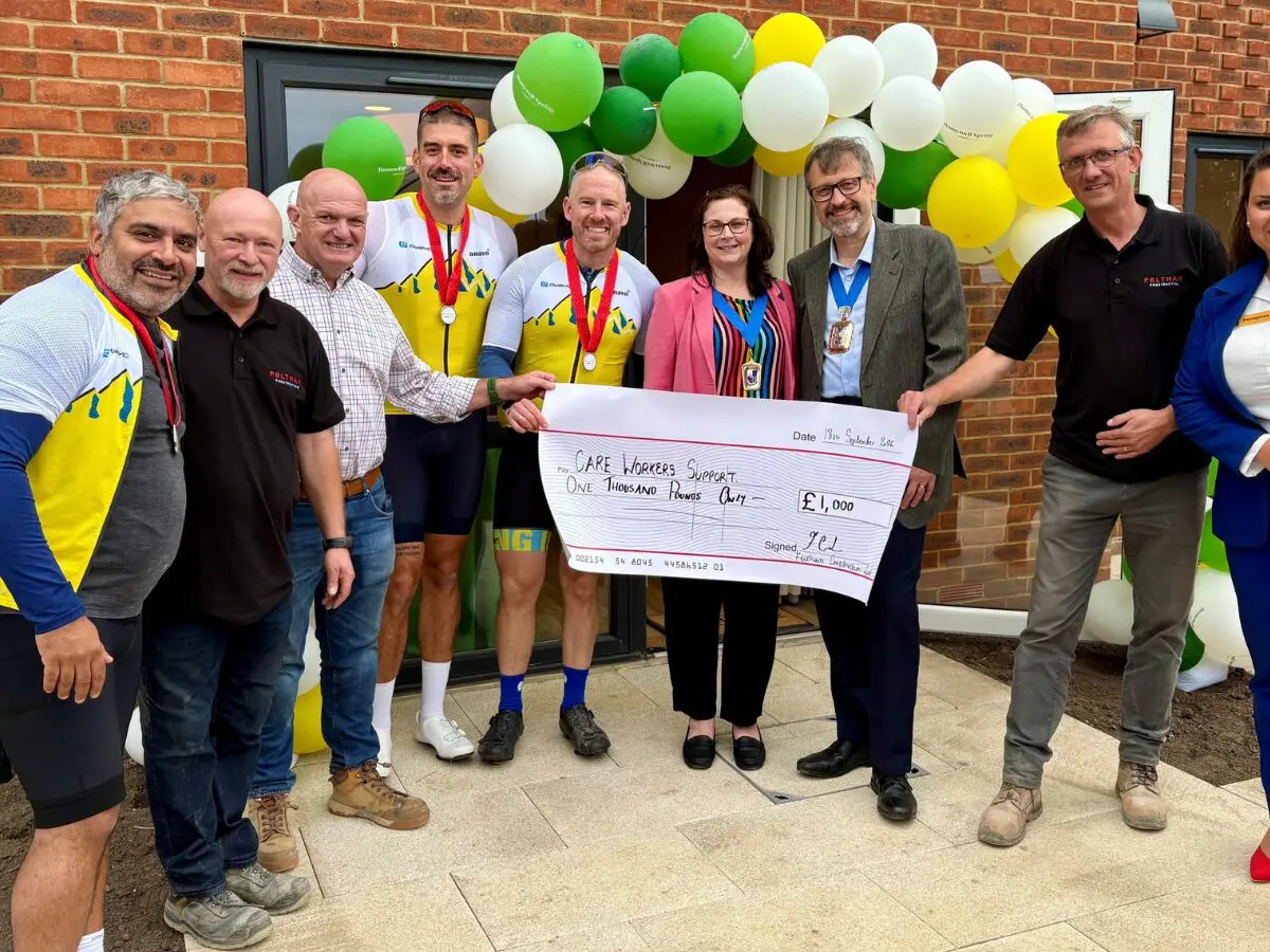 New Havant Care Home Supports Community and Charity Ahead of Opening