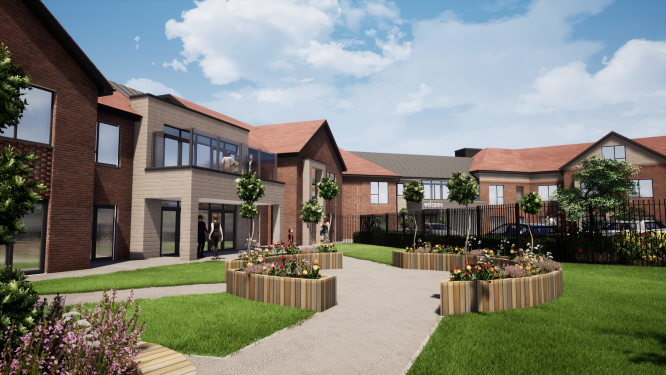 A planning application for a care home in Crewe submitted