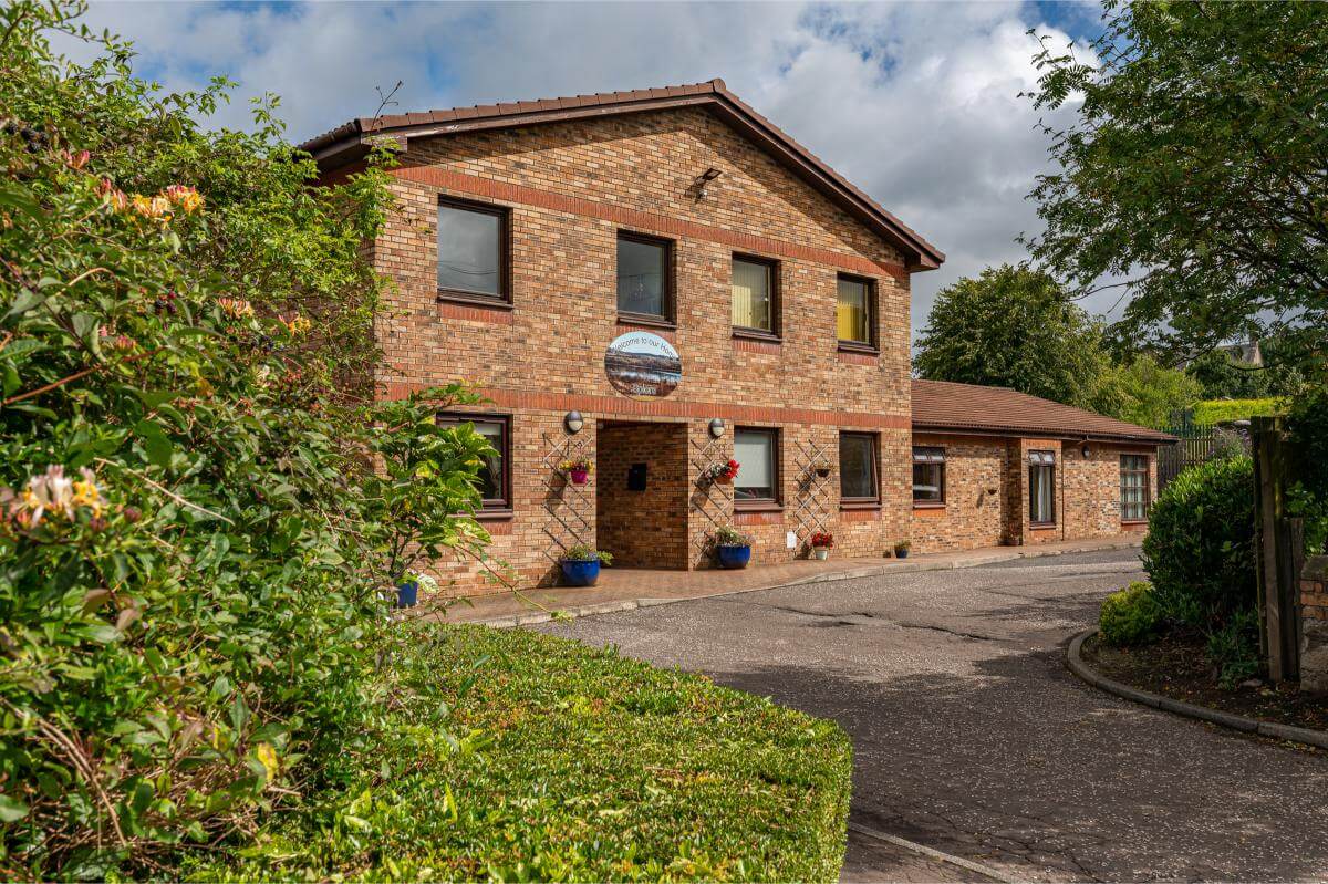 Exterior view of Spiers Care Home building