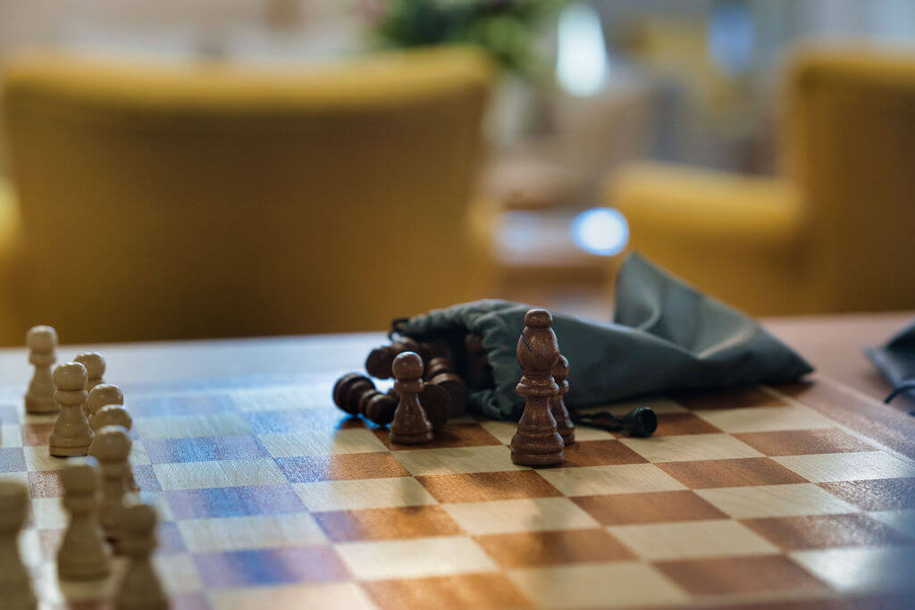 Chess board and pieces